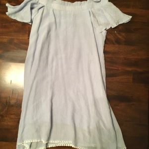 off the shoulder dress